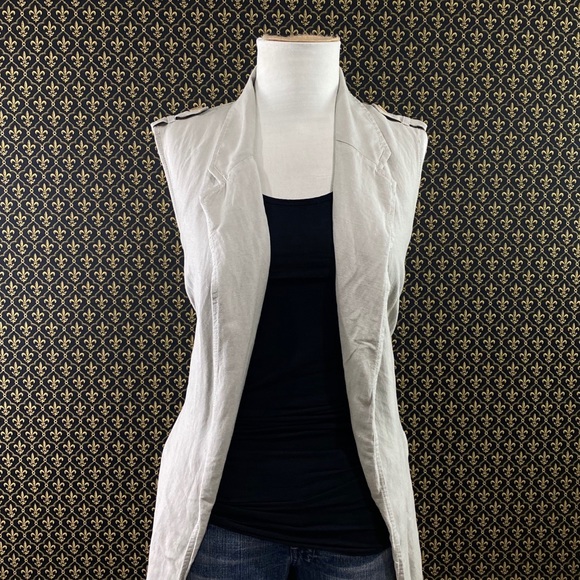 Anthro “Sleeveless Linen Trench” by Elevenses - Picture 13 of 15